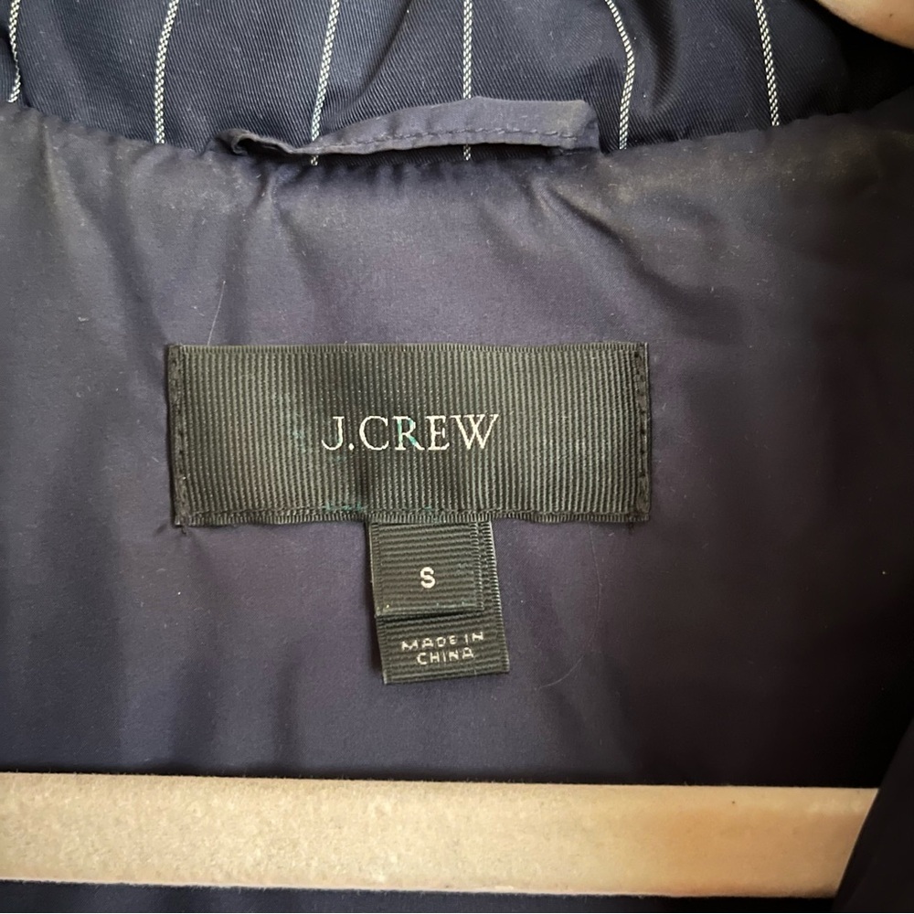 J.Crew Navy and White Striped Vest Size S - Picture 3 of 5